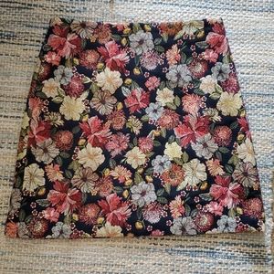 LOFT embroidered skirt